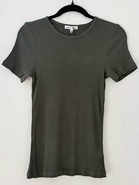 Alex Mill Carolyn tee in fine rib S